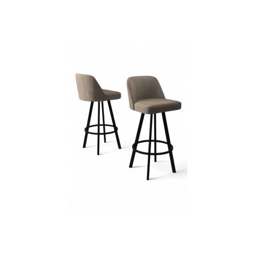 Hanah home set barskih stolica Atex, 44x105x42 cm, 4 dijela, Smeđa Cene