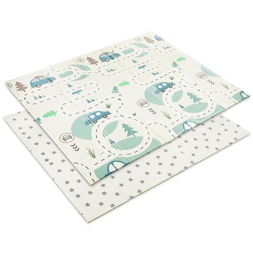 Lorelli dvostrana podloga za igru 180x200 cm, Funny City & Stars Cijene