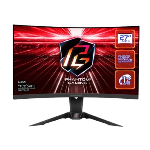 AsRock Pg27Q15R2A 27" 2K Qhd Va 165Hz 1Ms Freesync Premium ukrivljen monitor, (21407687) Cene