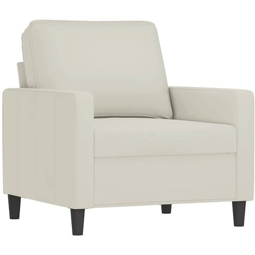  3-dijelni set sofa s jastucima krem bar&amp;scaron;unasti Slike