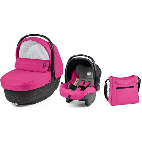 Peg-Perego Set nosiljka, autosedište i torba Modular XL Bloom Pink Cene