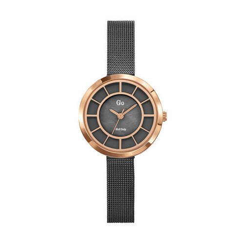  Ženski girl only eblouis moi roze zlatni modni sivi ručni sat sa sivim pancir metalnim kaišem ( 695027 ) Cene