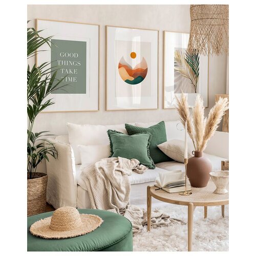 Wallity slika Artcerceve1, 3 dela, 33 x 48 cm Cene