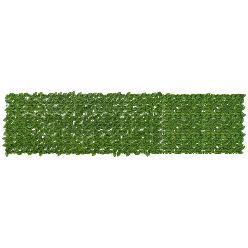  Zaslon za balkon s li&scaron;ćem Zelena i žuta 300 x 75 cm Cene
