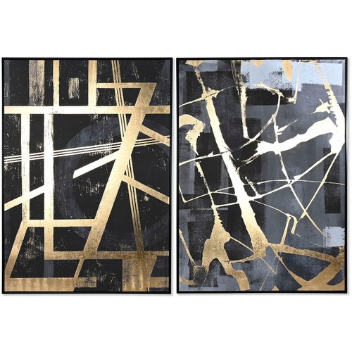  Platno Home ESPRIT polistiren Platno 103 x 4,5 x 143 cm Slike