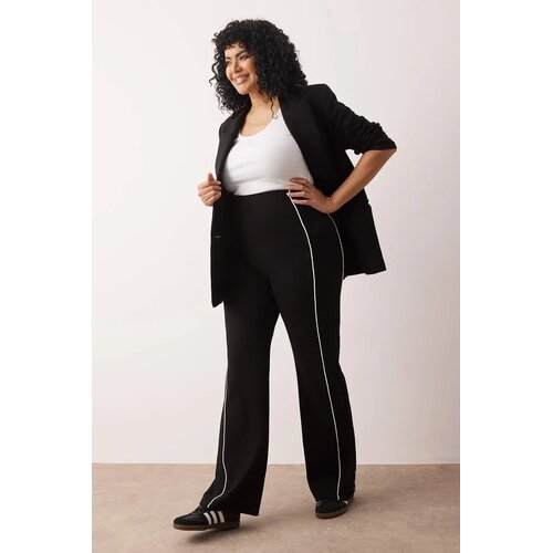 Trendyol Ženske pantalone Tbbaw26Ar00005, Crne Cene