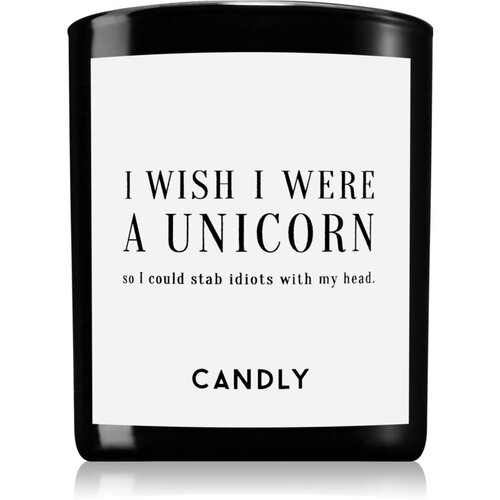 Candly &amp;amp; Co. I wish i were a unicorn mirisna svijeća 250 g Slike
