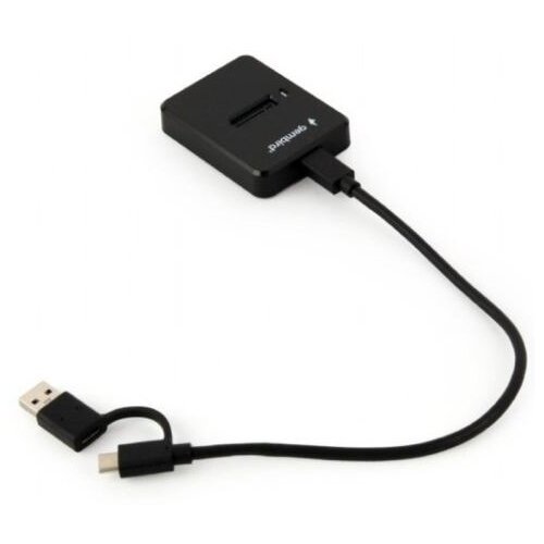 Gembird DD-U3M2 Desktop USB Type-C M.2 SATA & NVME SSD Drive Docking Station - Crni Cene