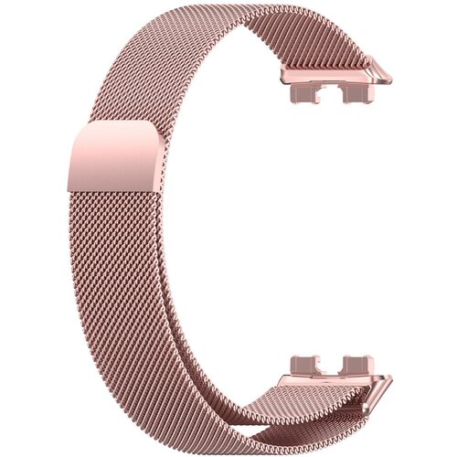  Milanese Metal narukvica za Huawei Band 10 - Rose Pink Slike