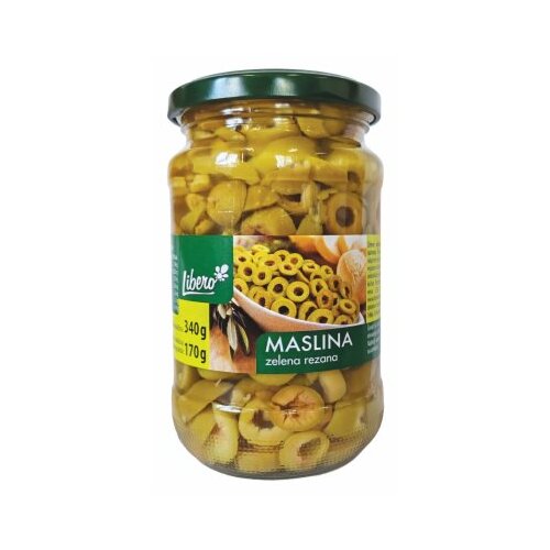 Libero MASLINE ZELENE REZANE 340G Slike
