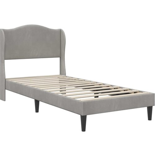  Okvir za krevet 2 kom. Svjetlosiva 90 x 190 cm Bar&amp;scaron;un - Svjetlosiva 90 x 190 cm Slike