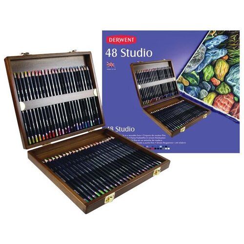 DERWENT drvene boje set 48boja u drvenoj kutiji studio 700822 Cene