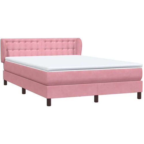  Boxspring - Krevet s oprugama i madracem ružičasti 160x210 cm bar&amp;scaron;unasti - Ružičasta 160 x 210 cm gumbi Slike