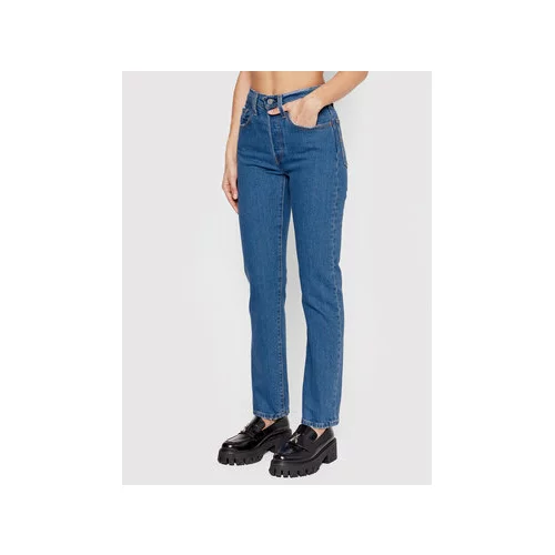 Levi's Jeans hlače 501® Crop 36200-0225 Modra Cropped Fit