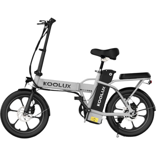 Koolux Zložljivo električno kolo BK5S, 36V 250W 10,4Ah, 16", srebrna, (5000008893) Cene