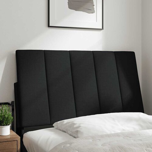 Maison Chic posteljno vzglavje - vzglavna omarica - vzglavna stranica črna 80 cm blago, (21704007) Cene