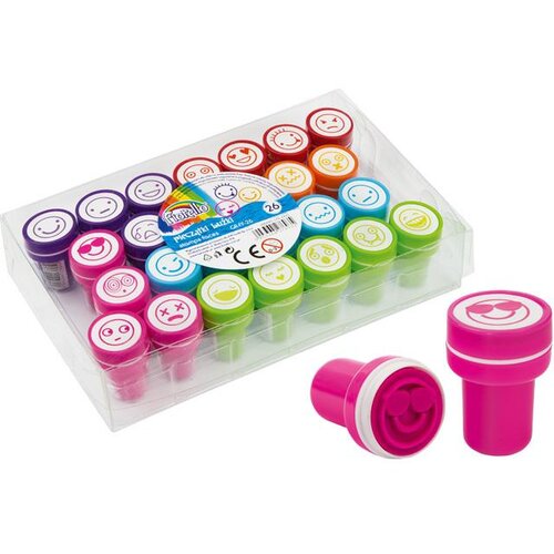 KW TRADE Štampiljke z blazinico, različni obrazi, set 26, 6 barv, (21311541) Cene