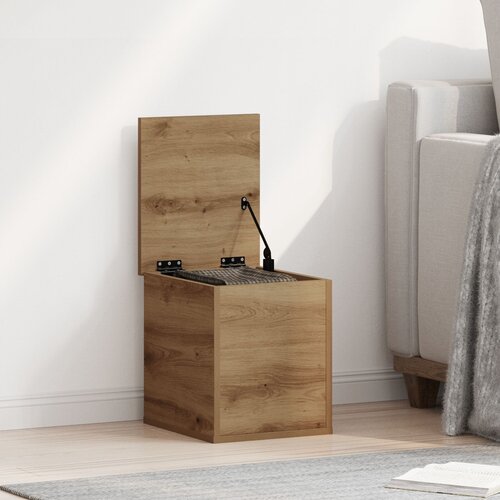 vidaXL Shr storing Box Artisan hrast Inženirski les 30 x 35 x 35 cm Cene