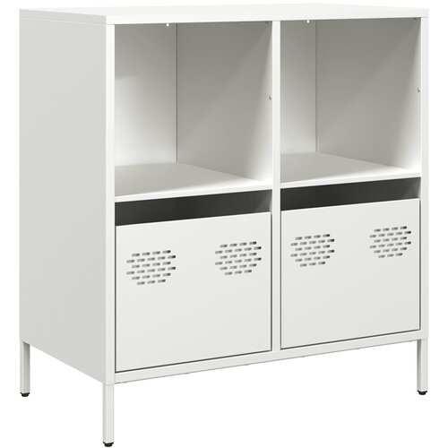 Maison Chic Komoda - Predalnik bela 68x39x73,5 cm hladno valjano jeklo, (21719915) Slike