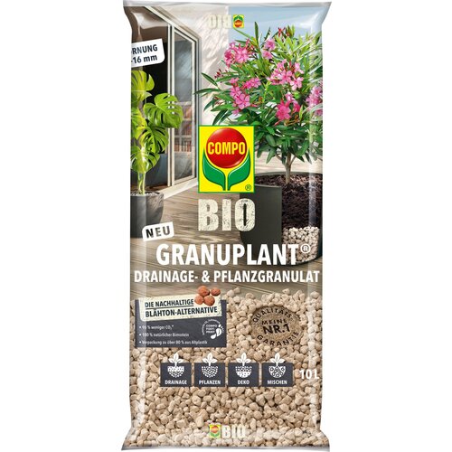 COMPO BIO Granuplant drenaža in rastlinski granulat - 10 l Cene