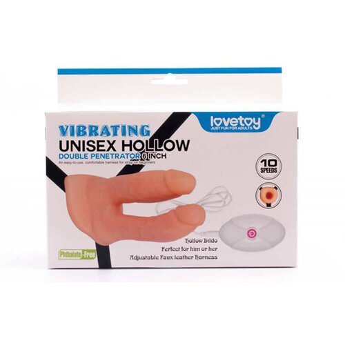 Lovetoy Dupli strap on za dvostruku penetraciju sa vibracijom LVTOY00050 Cene