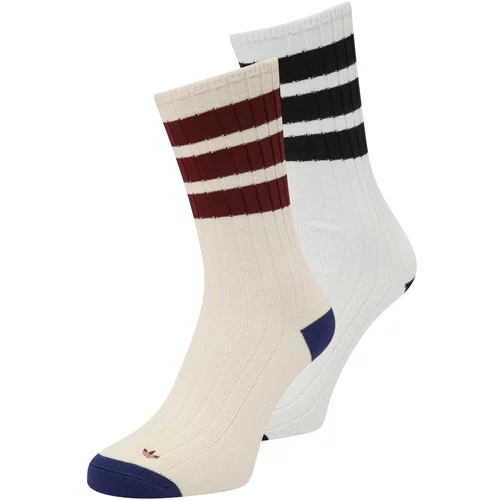 Adidas Čarape boja pijeska / mornarsko plava / crvena / bijela