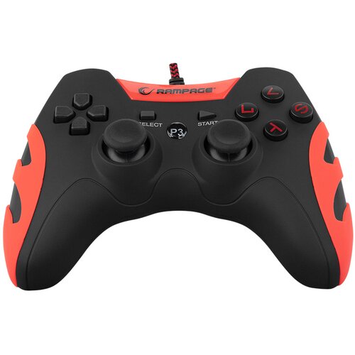 Game Pad gaming RAMPAGE Snopy SG-R218 PS3/PC X INPUT Red USB 1.8m Joypad Cijene