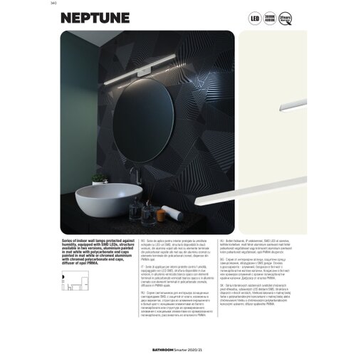  Redo 01-1675 - LED kupatilsko osvetljenje za ogledalo NEPTUNE LED/18W/230V IP44 Slike