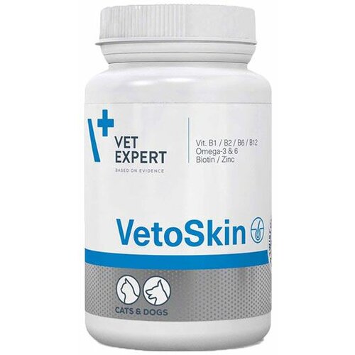 VetoSkin dodatak ishrani za pse i mačke sa dermatološkim problemima 90 kapsula Slike