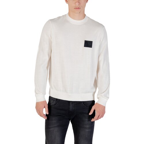 EAX Puloverji PULLOVER XM001329 AF11982 Bela Slike