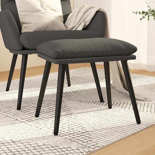 Tabure tamnosivi 45 x 29 5 x 35 cm od tkanine - Tamno siva 1 Cijene