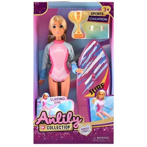 Anlily lutka surfer u ronilačkom odijelu s priborom za dasku za surfanje Cijene