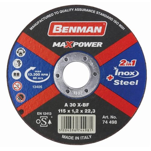 Benman Rezna ploča 125x1.2mm Slike