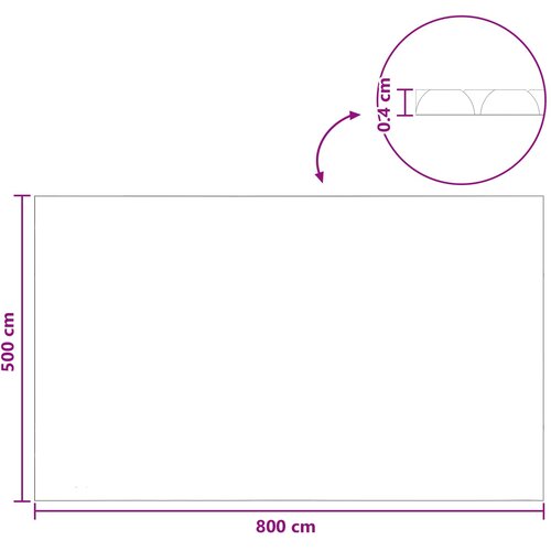  Solarna pokrivača za bazen Extra Heavy 800 x 500 cm 400 &amp;mu;m Slike