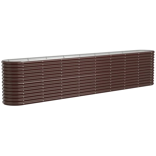 VidaXL Visoka greda iz pra&amp;scaron;no premazanega jekla 332x40x68 cm rjava, (20981435) Slike