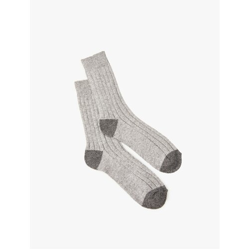 Koton Socket Socks Thick Textured Wool Blend Slike