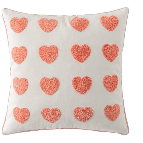 Amor - Décor Amor - Decor Dekorativna jastučnica, 45 x 45 cm, Roze - bela Cene