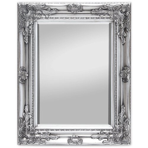 Casa Chic Ipswich Zidno ogledalo s masivnim drvenim okvirom, pravokutno 53 x 42 cm Cijene