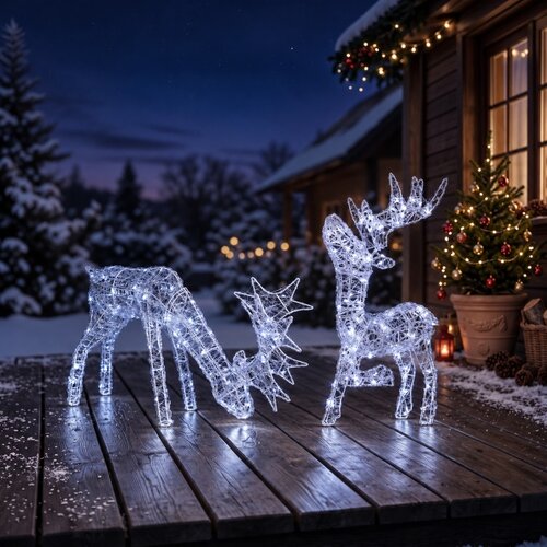 Brilagi LED spolja&amp;scaron;nja božićna dekoracija LED/3,3W/230V IP44 60x37 cm sob Slike