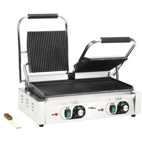  Dvojni sendvič grill 3600 W 57x30,5x20 cm Slike