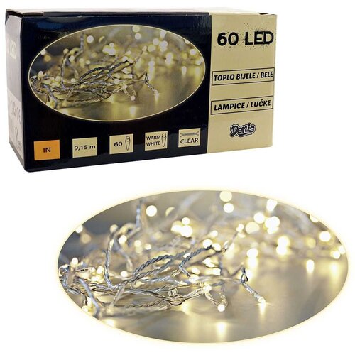  Novogodišnje lampice 60 led bele b/o Cene