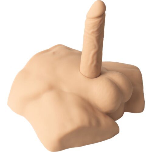 SilexD Muški torzo sa dildom Apollo S Half Male Torso Flesh, 23.5cm, Boja kože Cene