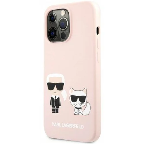 Karl Lagerfeld Klhcp13lsskci za iphone 13 / 13 pro roza silikonska zaščita - full bodies