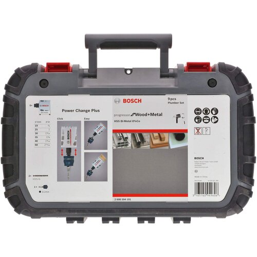 Bosch testera za otvore Progressor for Wood&amp;amp;Metal set za električare - pakovanje 9 komada (2608594191) Slike