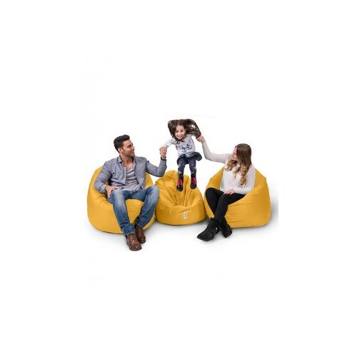 Atelier Del Sofa iyzi 100 cushion pouf yellow Slike