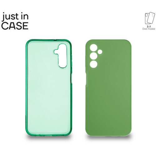 Just In Case 2u1 extra case mix paket maski za telefon zeleni za samsung galaxy A14 4G Slike