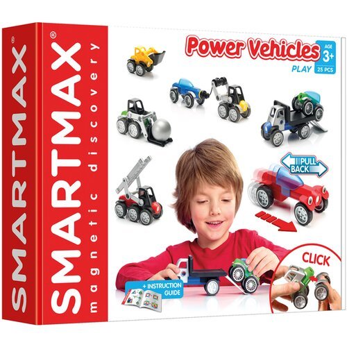 Smartgames kreativni set - magnetni konstruktori smartmax power vehicles mix smx 303 Slike