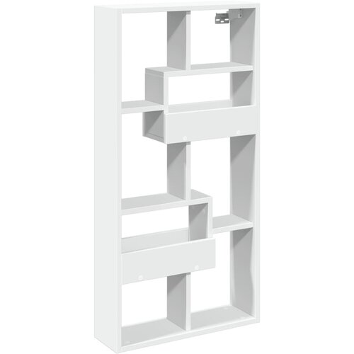 Maison Chic Stenska omarica - Zidna omarica bela 50x15x100 cm inženirski les iu589, (22062952) Slike