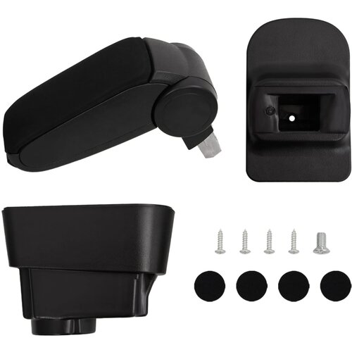  Naslon za ruke za automobil crni 11 x 35 x (32 - 49) cm ABS Cijene