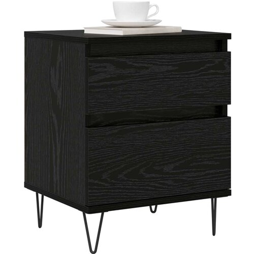  za krevet Crni hrast 40 x 35 x 50 cm Konstruirano drvo Slike